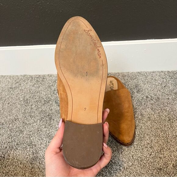 Sam Edelman Suede Studded Lewellyn Mules - Picture 12 of 13